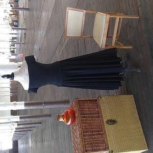 A.J. Bari formal off the shoulder black dress (size 10)